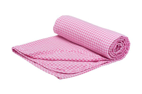 Toddler Blanket - Pink Gingham