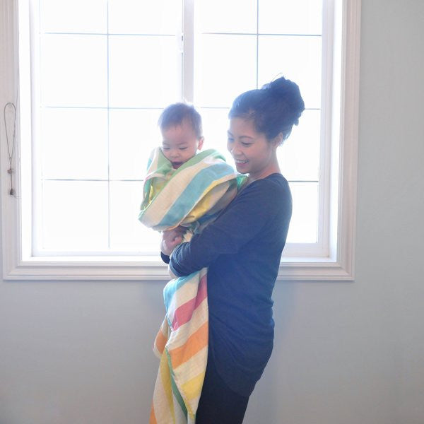 Toddler Blanket - Relaxed Rainbow