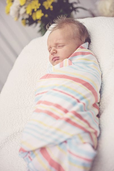 Baby Blanket Swaddles - Blue Fun Combo