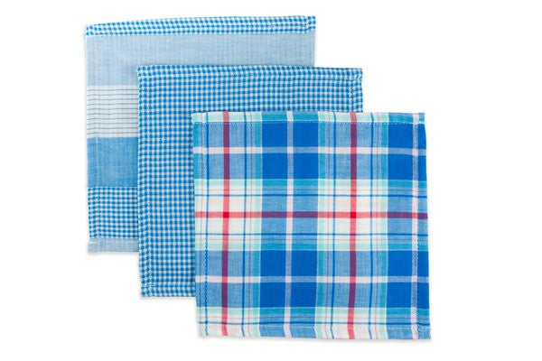 Wash Cloth 3 pack- True Blue Combo