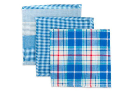 Wash Cloth 3 pack- True Blue Combo