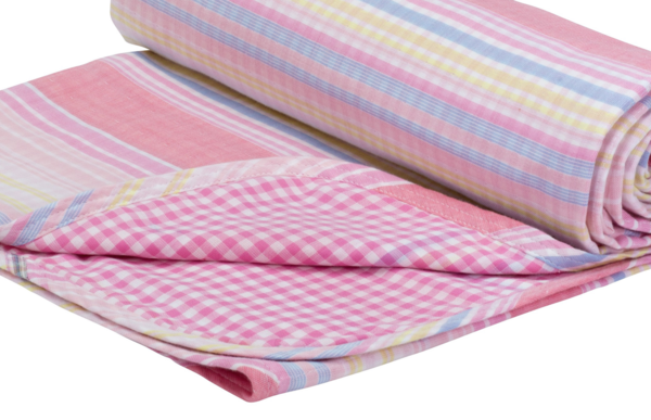 Toddler Blanket - Pink Fun Stripe