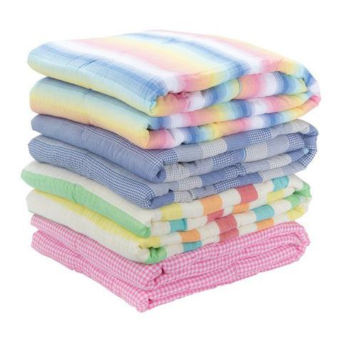 Kids' Quilt - Relaxed Rainbow Stripe