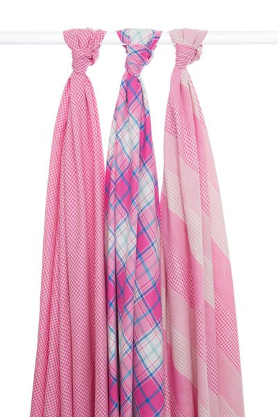 Travel Blanket 3 pack - Happy Pink Combo